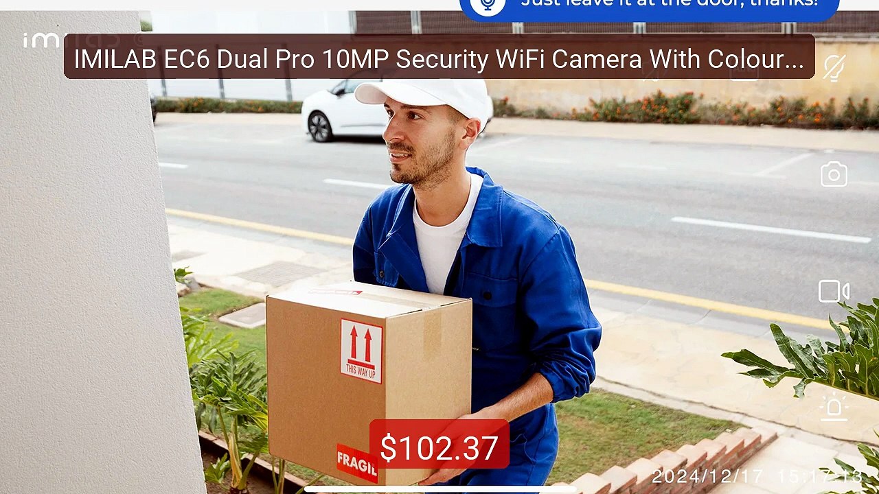 IMILAB EC6 Dual Pro 10MP Security WiFi Camera With Colour Nig... -- Amazing Value 2026 | Must Have!