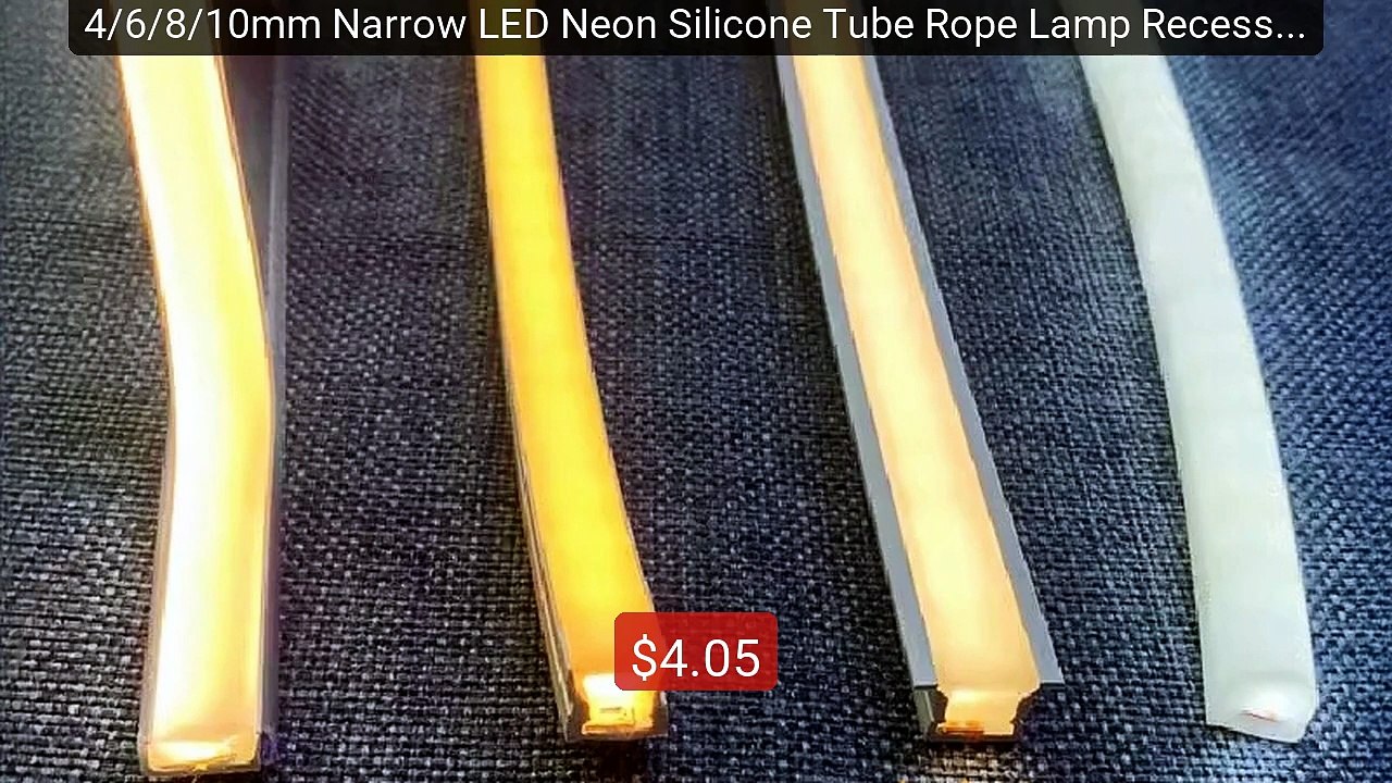 4/6/8/10mm Narrow LED Neon Silicone Tube Rope Lamp Recessed... -- Top Pick 2026 | Unbeatable Price!