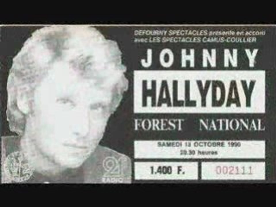 johnny les tickets de concerts