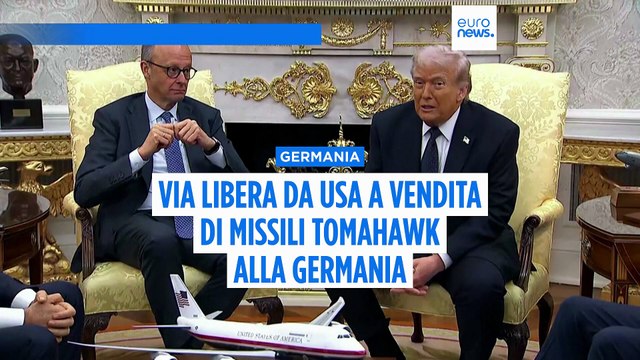 Gli Stati Uniti approvano la vendita di missili Tomahawk alla Germania, dichiara Merz