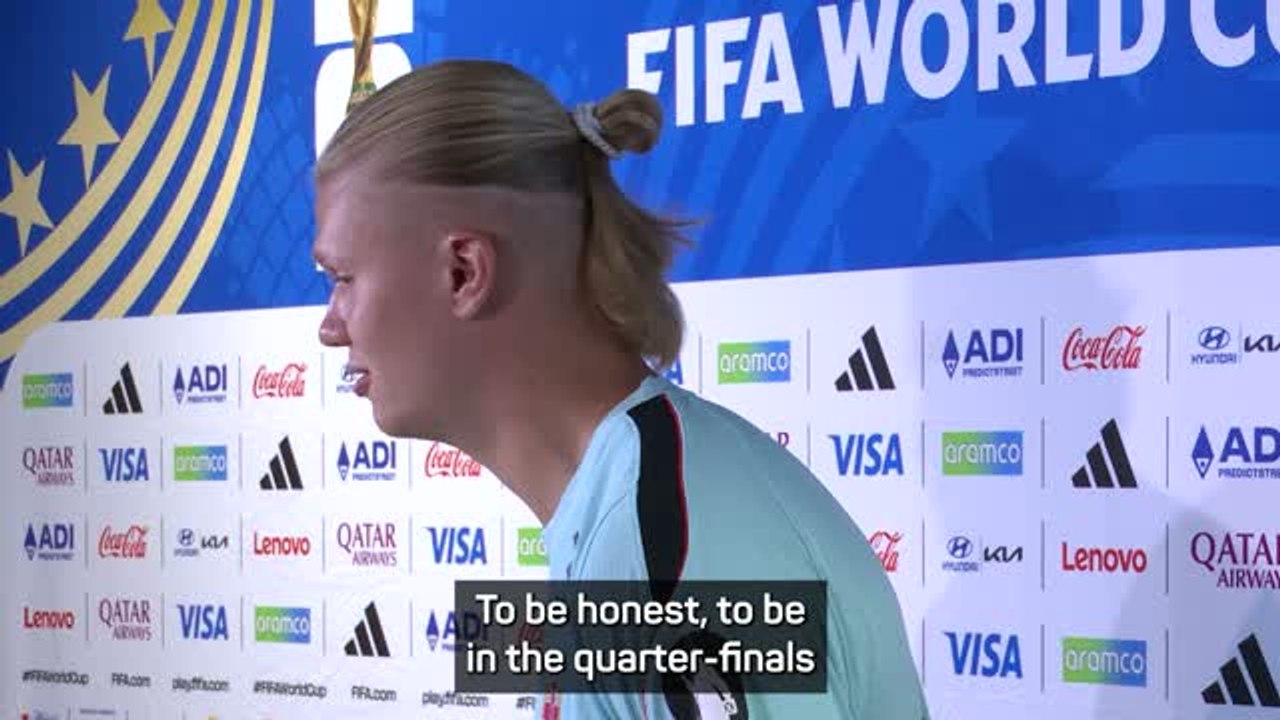 'I didn't expect this at all' - Haaland on World Cup success