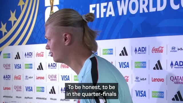 'I didn't expect this at all' - Haaland on World Cup success