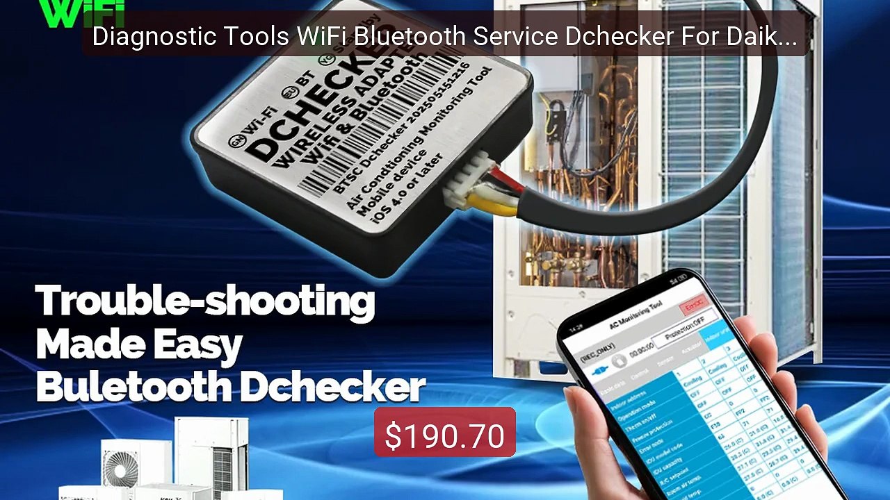 Diagnostic Tools WiFi Bluetooth Service Dchecker For Daikin VR... -- Hot Deal 2026 | Limited Offer!