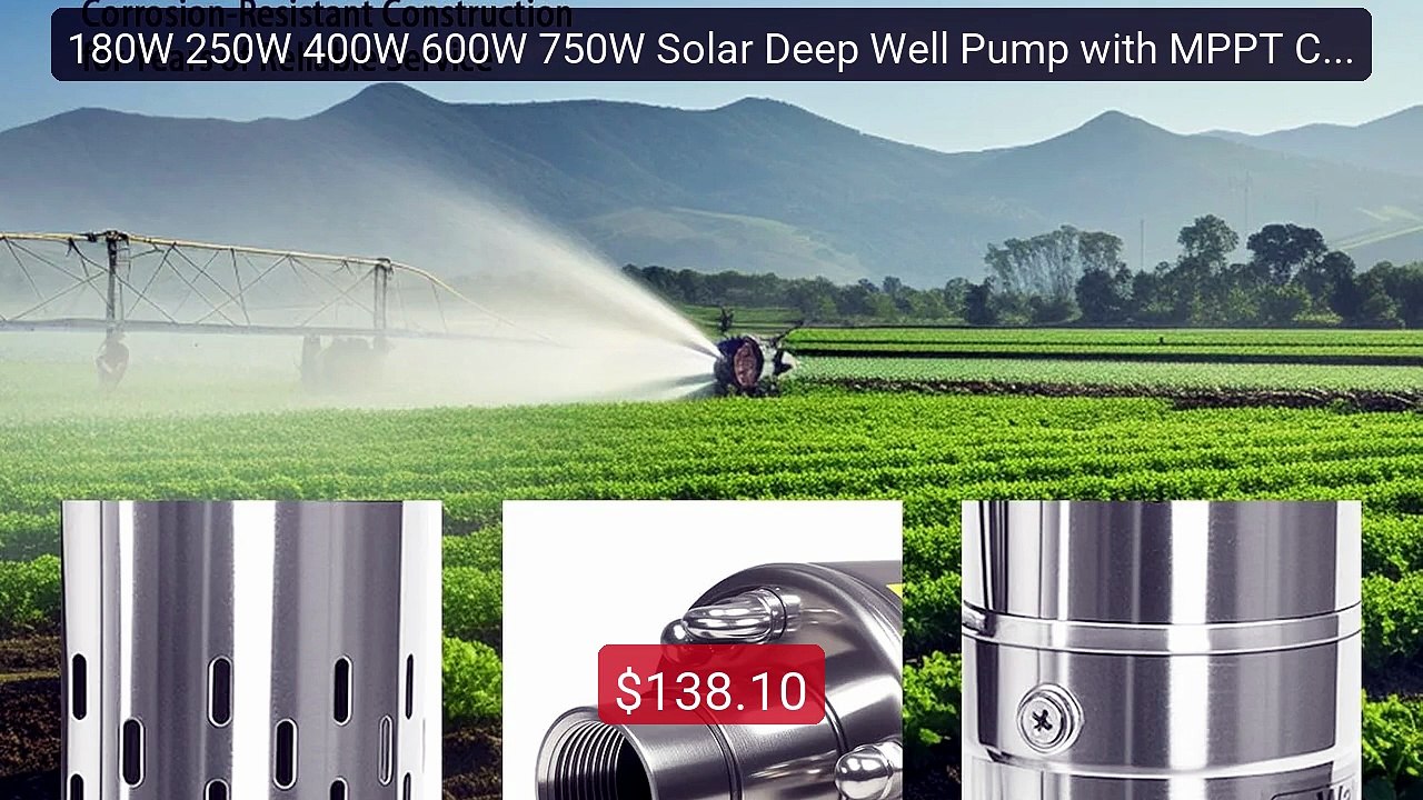 180W 250W 400W 600W 750W Solar Deep Well Pump with MPPT Controller... -- Best Deal 2026 | Shop Now!