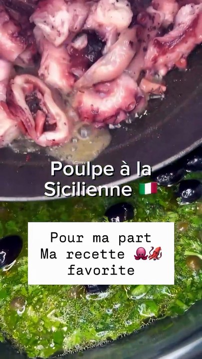 🇮🇹 Recette du poulpe à la sicilienne par #cuisineitalienne #poulpe #polpo #calamares.mp4