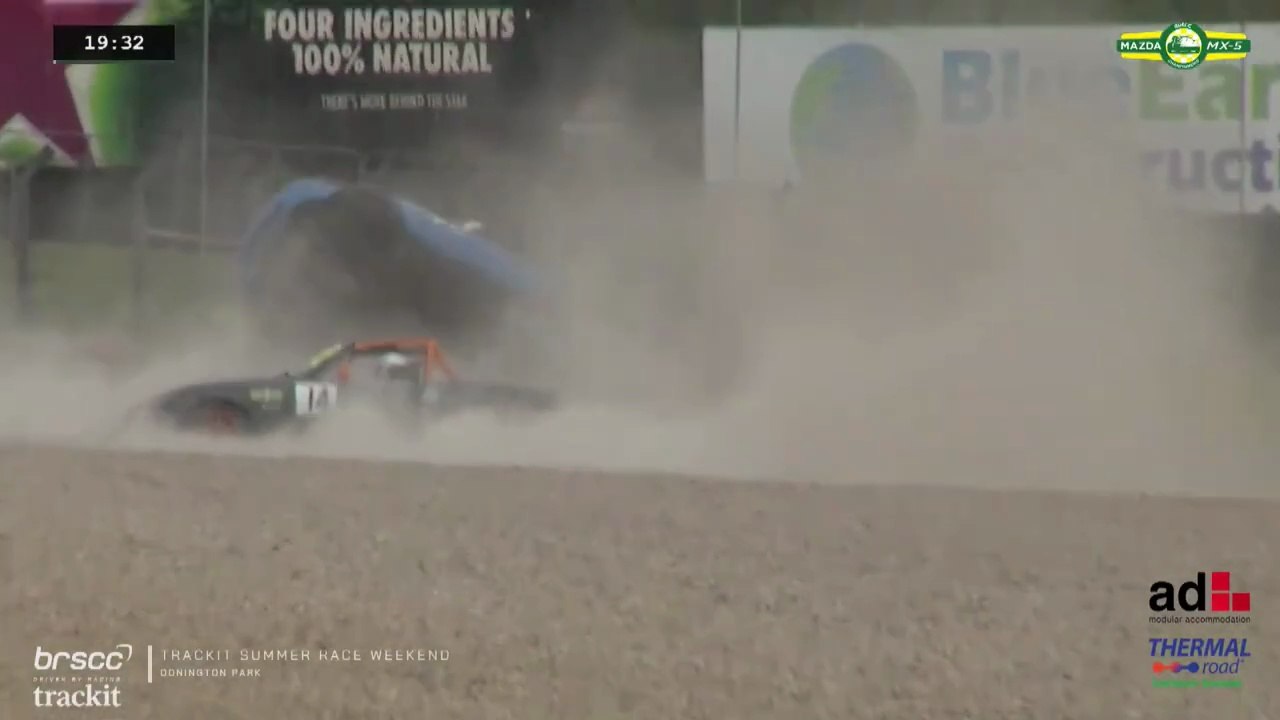 BRSCC Mazda MX5 Championship 2026 Donington Start McLuckie Flips