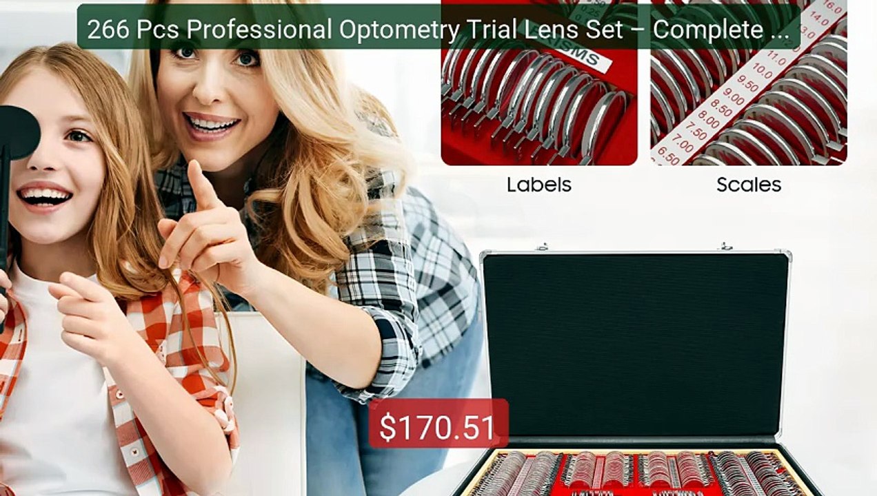 266 Pcs Professional Optometry Trial Lens Set – Complete Re... -- Top Pick 2026 | Unbeatable Price!