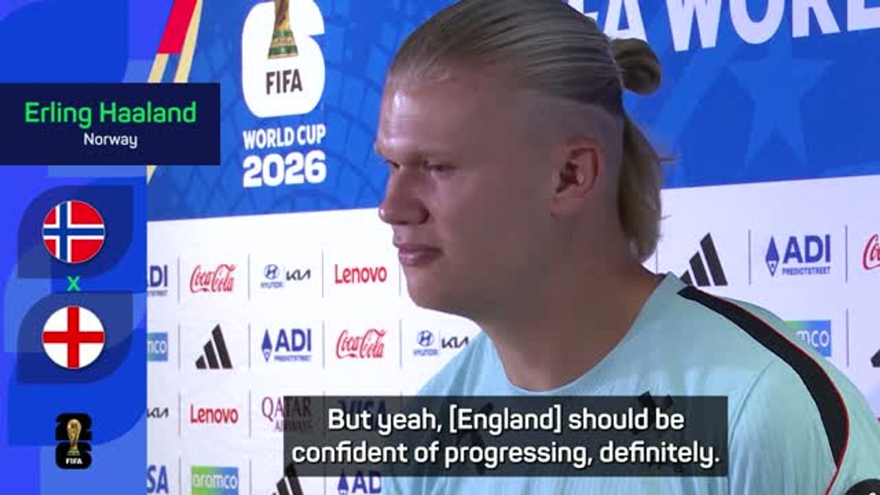 Haaland says England should be confident of progressing