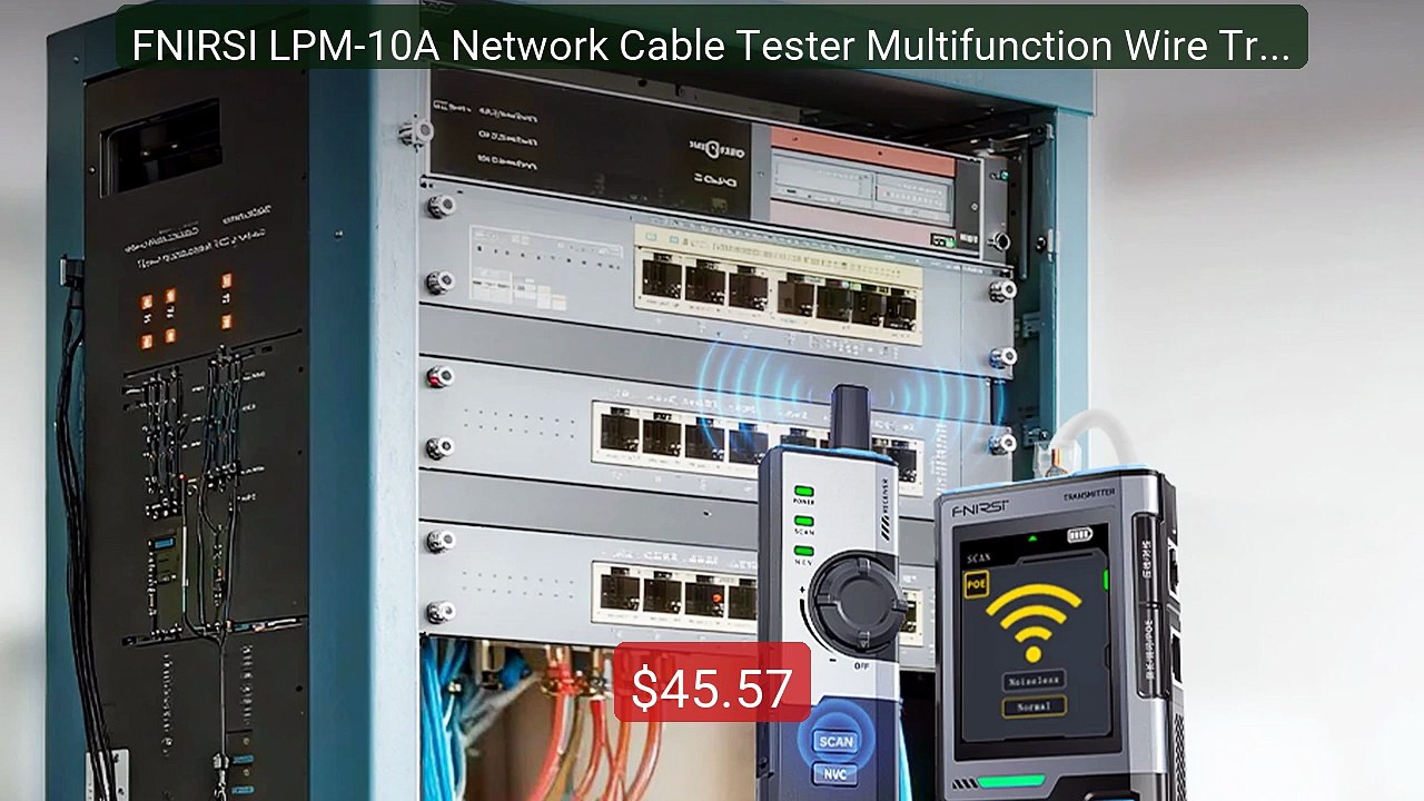 FNIRSI LPM-10A Network Cable Tester Multifunction Wire Tracer... -- Amazing Value 2026 | Must Have!