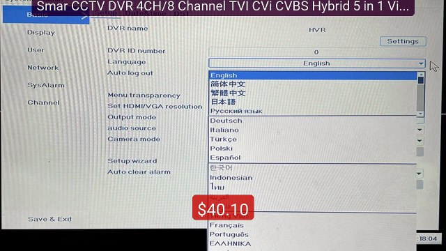 Smar CCTV DVR 4CH/8 Channel TVI CVi CVBS Hybrid 5 in 1 Vide... Top Pick 2026 | Unbeatable Price!