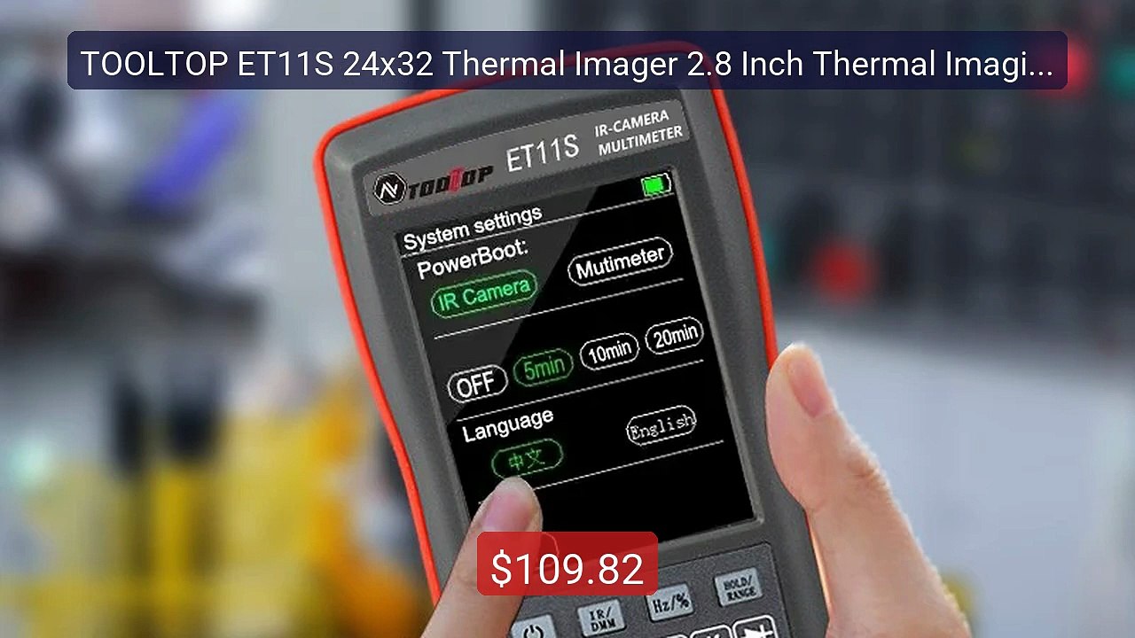 TOOLTOP ET11S 24x32 Thermal Imager 2.8 Inch Thermal Imaging Ca... -- Best Buy 2026 | Great Quality!