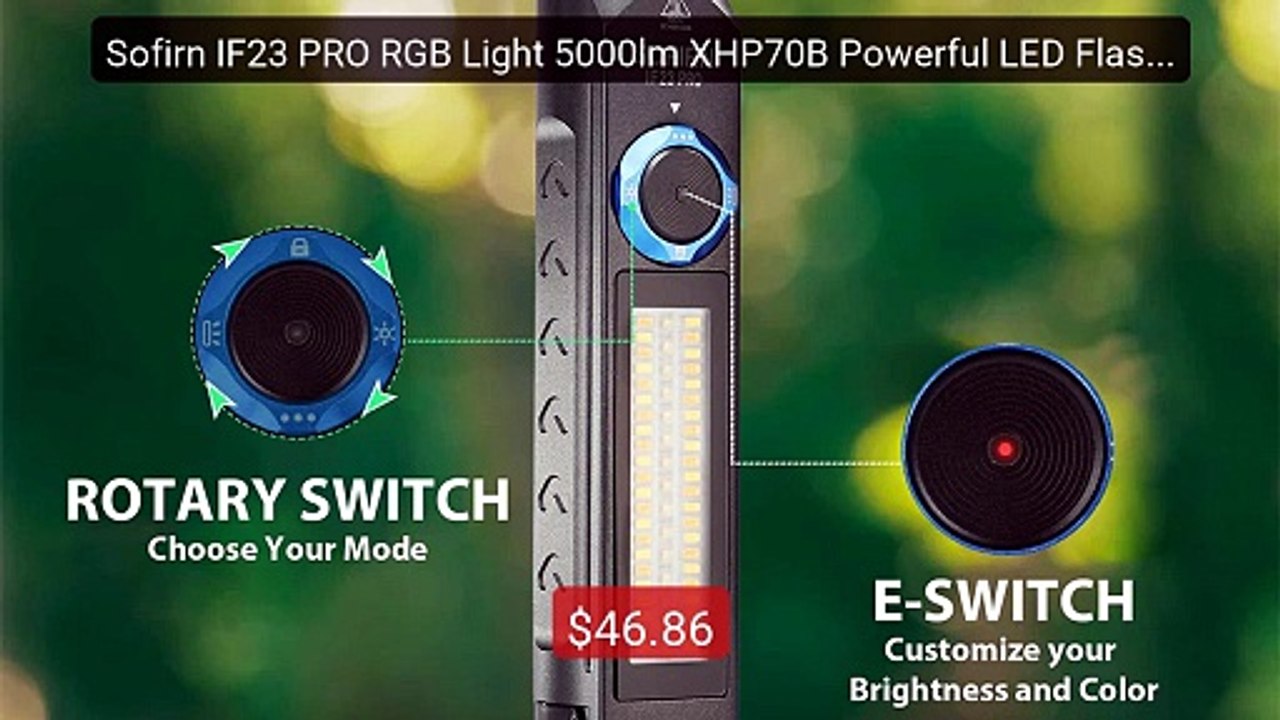 Sofirn IF23 PRO RGB Light 5000lm XHP70B Powerful LED Flashligh... -- Hot Deal 2026 | Limited Offer!