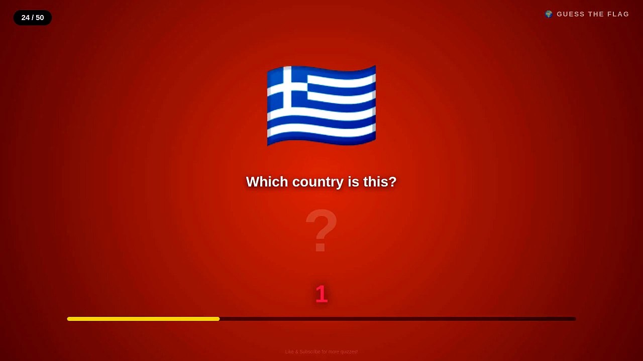 Can You Guess All 50 Flags In 3 Seconds  🌍 Impo...