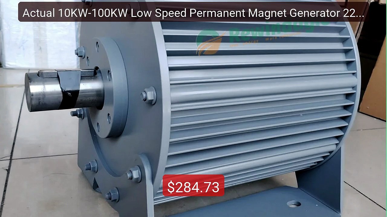 Actual 10KW-100KW Low Speed Permanent Magnet Generator 220V 3... -- Amazing Value 2026 | Must Have!