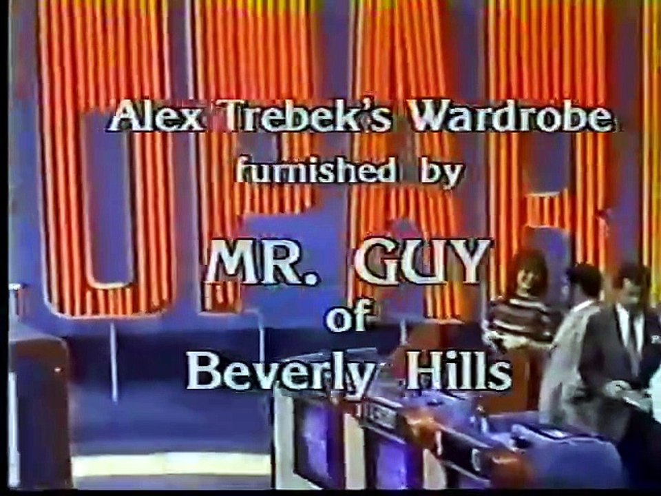 Jeopardy! closing credits, 9/21/84