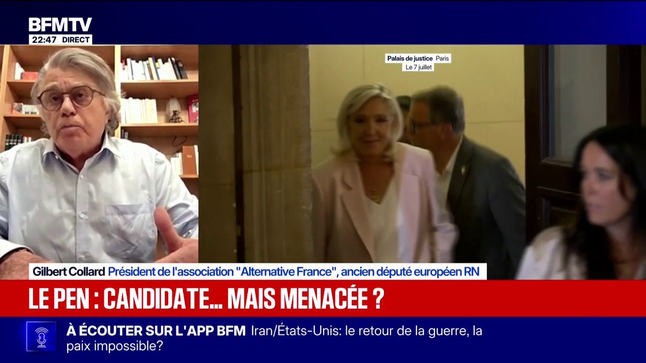 Présidentielle 2027: "Je ne vois pas d'adversaire qui serait en mesure de battre Marine Le Pen", assure Gilbert Collard, ancien député européen RN