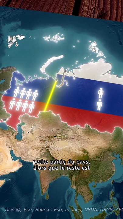 80% des Russes vivent dans cette minuscule partie du pays ! #géographie