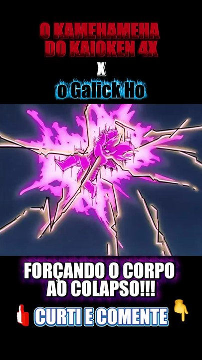 Kamehameha do Kaioken 4x vs Galick Ho: A Grande Disputa!!!