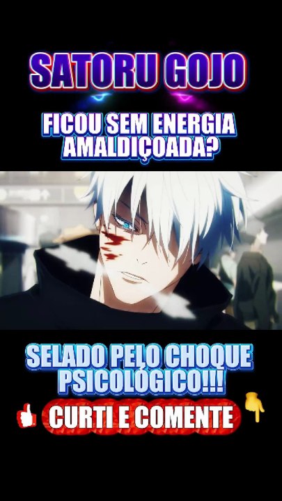Satoru Gojo Ficou sem energia no Incidente de Shibuya?