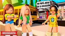 ¡La niña fingió ser hija de un famoso futbolista! | Historias en Brookhaven RP | Roblox