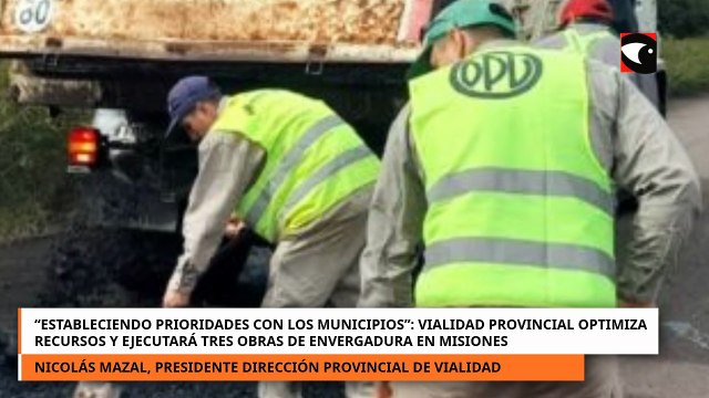 Vialidad Provincial optimiza recursos y ejecutará tres obras de envergadura en Misiones