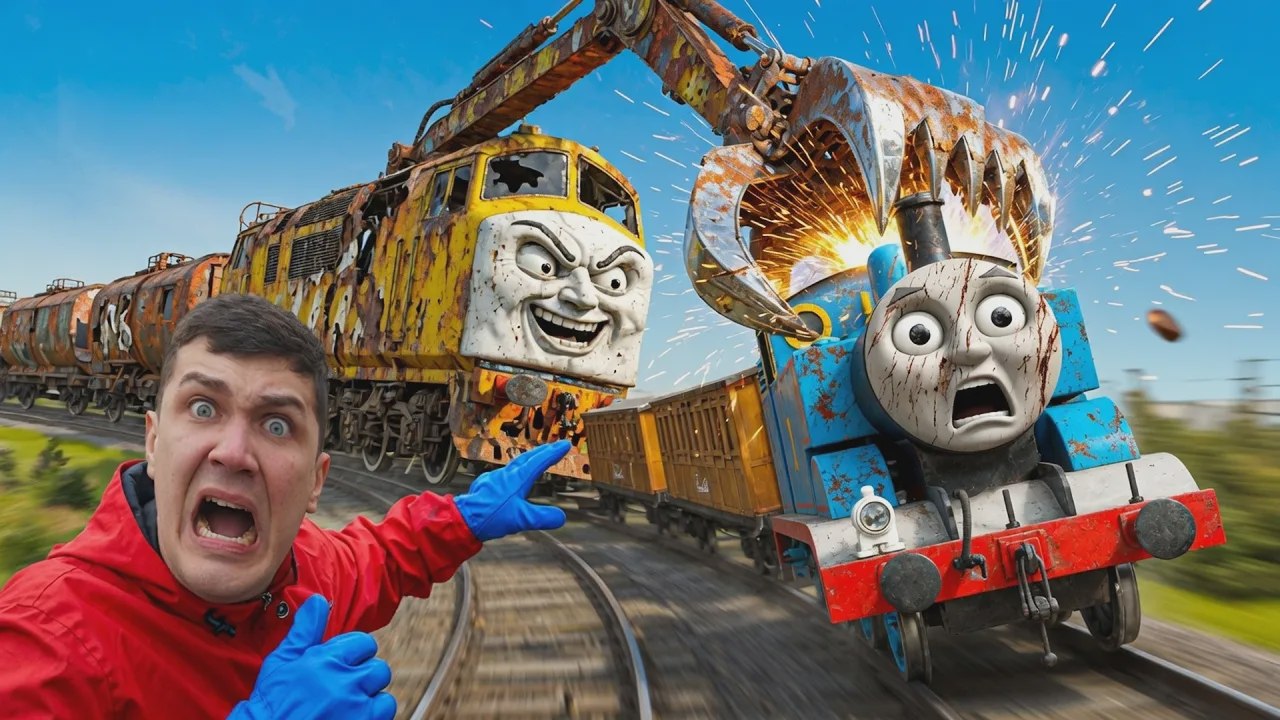¡Encontramos a THOMAS el Tren en una estación de trenes abandonada!