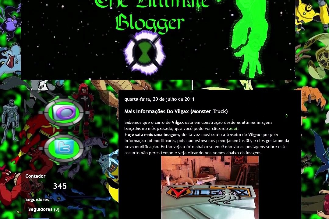 92- Mais Informações Do Vilgax Monster Truck  92ª Post