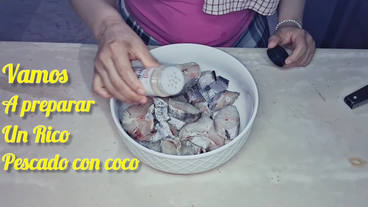 Como preparar pescado en Escabeche con coco Fácil y Rapido