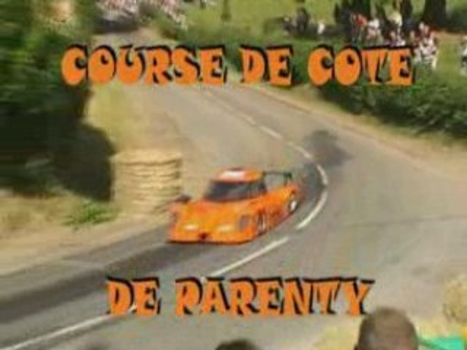 course de cote Parenty montée 2