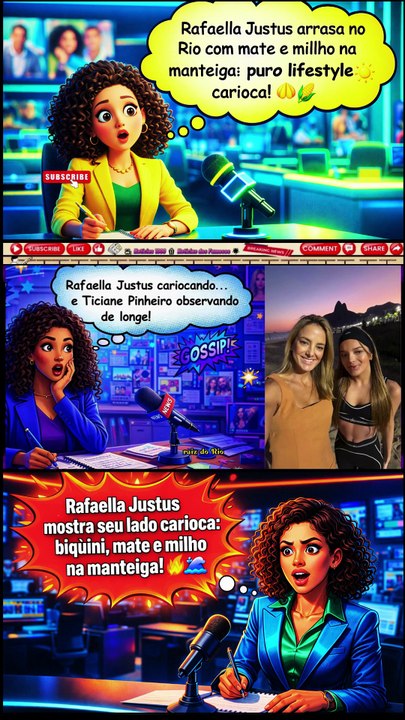 Entre #TicianePinheiro no Rio e #RobertoJustus em SP #RafaellaJustus escolhe o milho, o mar e... a dúvida. Pra onde vai o coração, hein 🌊