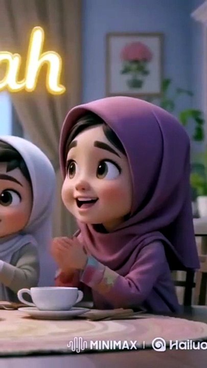 Bismillah Before We Eat 🍽️ | Islamic Kids Song | Nursery Rhyme for Children
