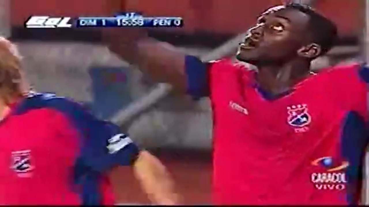 Independiente Medellín 4x0 Peñarol - Copa Libertadores 2009 (Fase Preliminar - Ida) - Goles - Caracol TV