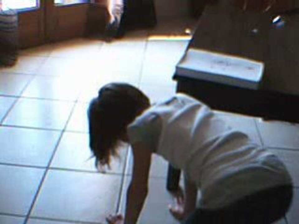 ma cousine qui adore les vaches!