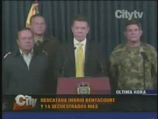 Libération d'Ingrid Bétancourt, après 6 ans de captivité