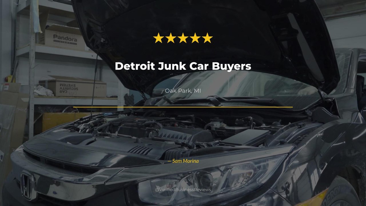 Sam Morina reviews Detroit Junk Car Buyers — se...