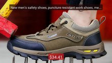 New men's safety shoes, puncture resistant work shoes, men's p... -- Hot Deal 2026 | Limited Offer!