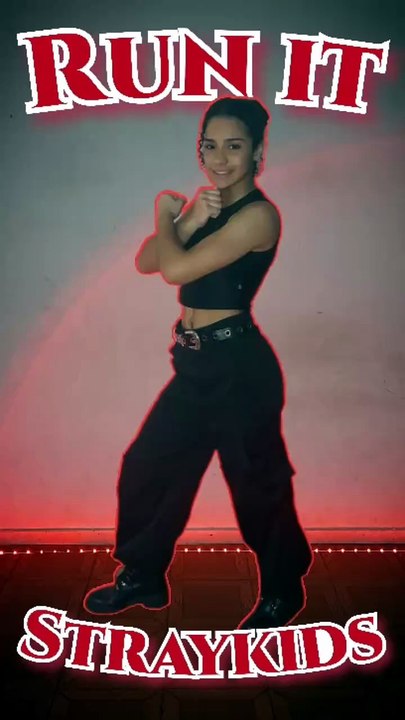🔥🏃 Stray Kids – Run It | Dance Cover by Lavina ⚡🖤