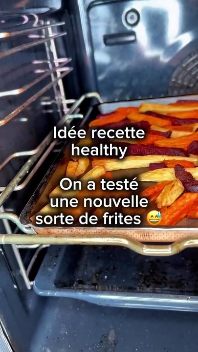 🍟 Idée recette : On a testé ce week'end une nouvelle sorte de frites, à base de carottes, pana.mp4