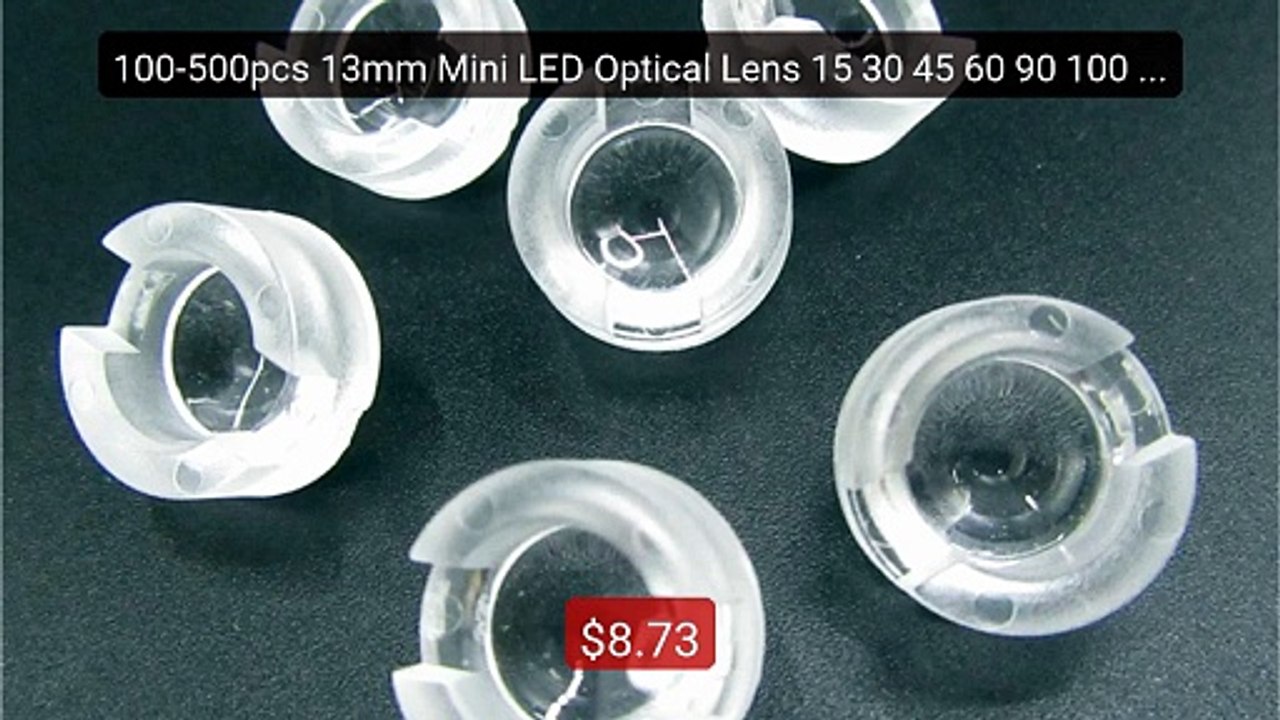 100-500pcs 13mm Mini LED Optical Lens 15 30 45 60 90 100 De... -- Top Pick 2026 | Unbeatable Price!