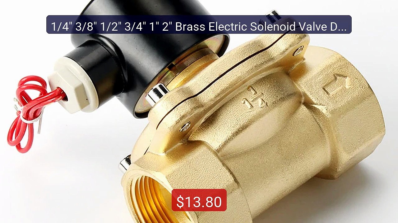 1/4" 3/8" 1/2" 3/4" 1" 2" Brass Electric Solenoid Valve DC1... -- Top Pick 2026 | Unbeatable Price!