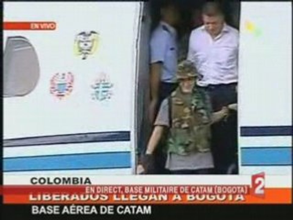 Libération d'Ingrid Betancourt