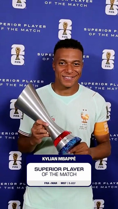 France vs Maroc: Mbappé homme du match