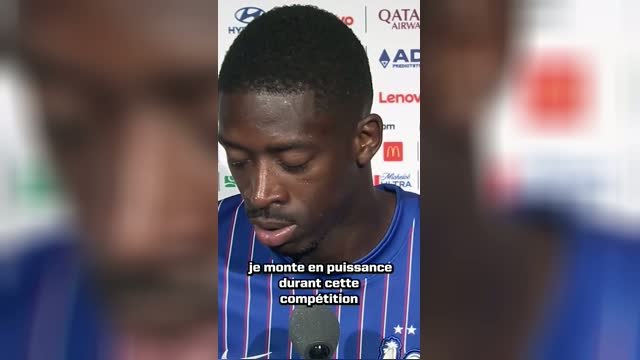 Bleus - Dembélé, buteur contre le Maroc : Je monte en puissance