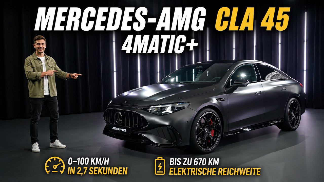 Mercedes-AMG CLA 45 4MATIC+ | Kompakt, elektrisch und extrem schnell