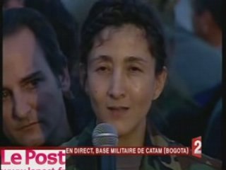 Ingrid Betancourt libre: "Je rêve d'être en France"