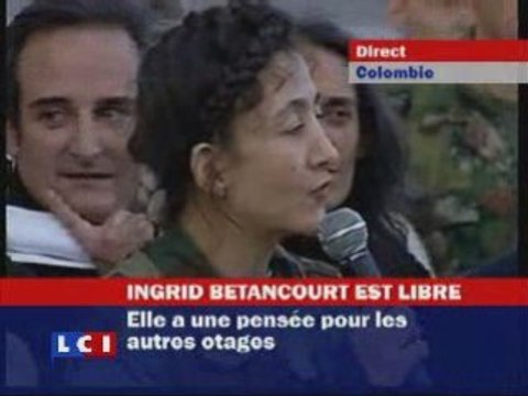 Ingrid Betancourt est libre