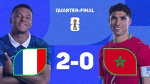 France see off Morocco to reach third-straight World Cup semi-final