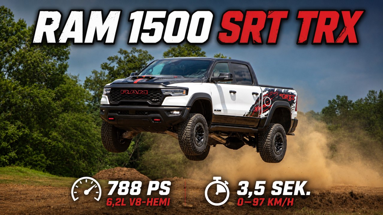 Ram 1500 SRT TRX (2027) – V8-Comeback | Fahraufnahmen & Soundcheck