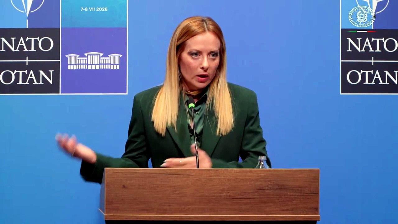 Meloni is holding a press conference in Ankara
