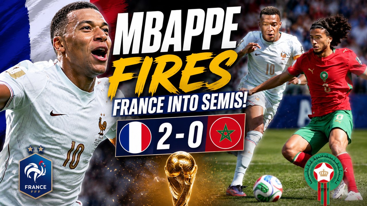 France Vs Morocco Highlights: Mbappe Magic Sends Les Bleus Into FIFA World Cup 2026 Semi-finals